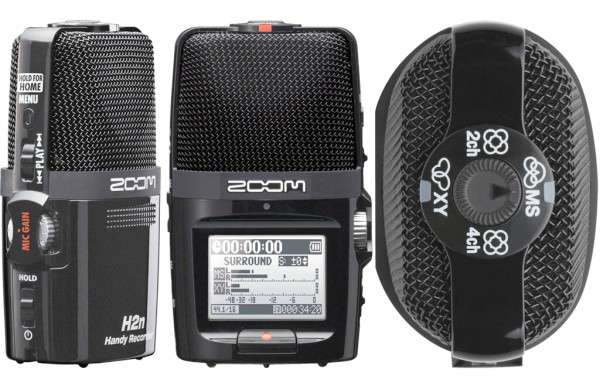 Registratore digitale portatile XY e MS - 4 tracce MP3/WAV/BWF - Zoom H2n (costo circa 150 euro)