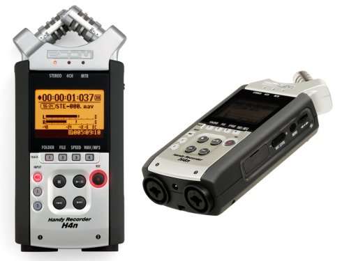 Registratore digitale portatile 4 tracce MP3/WAV/BWF Zoom H4n (costo circa 250 euro)